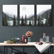 Wall Art - Gray Mountain (3 Sets) - Poster Prints -Canvas Prints