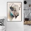 Wall Art - Great White Buffalo - Canvas Prints-Poster Prints
