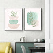 Wall art - Green And Pink (2 sets)- Canvas Prints- Poster Prints