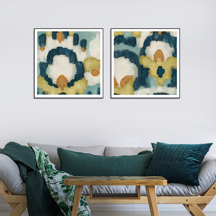 Wall Art - Green Navy Imaging (2 sets)- Canvas Prints-Poster Prints