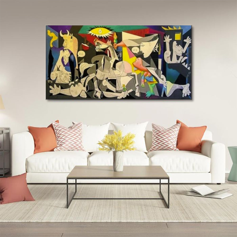 Wall Art - Guernica Picasso Le Reve - Canvas Prints-Poster Prints