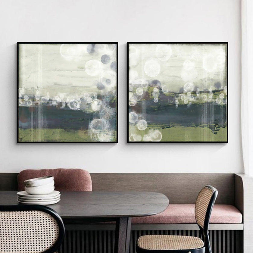 Wall Art - Horizon Spheres By Goldberger Jennifer (2 sets)- Canvas Prints-Poster Prints
