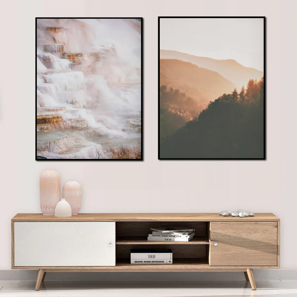 Wall art - Hot Springs (2 sets)- Canvas Prints- Poster Prints