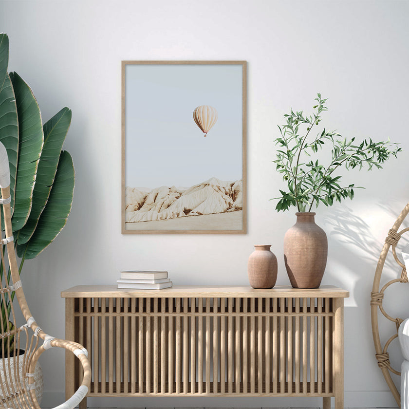 Wall art - Hot Air Balloon 2 sets II - Canvas Prints- Poster Prints