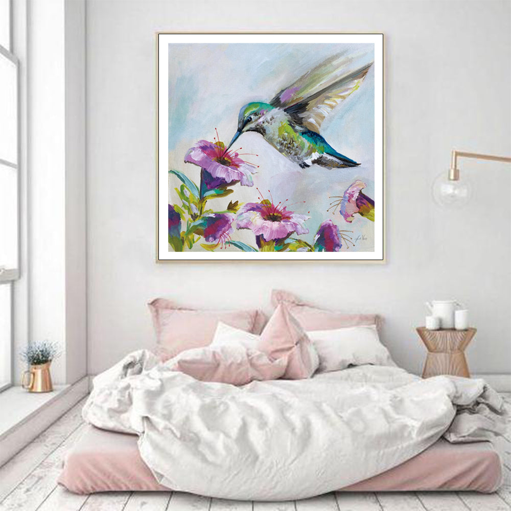 Wall Art - Hummingbird Florals - Canvas Prints-Poster Prints