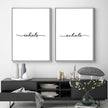 Wall Art prints - INHALE EXHALE ( 3 sets )- Poster Prints -Canvas Prints