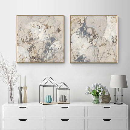 Wall Art - Impasto Gesture (2 sets)- Canvas Prints-Poster Prints
