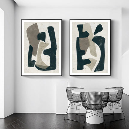 Wall art - Abstract Puzzle (2 sets)- Canvas Prints- Poster Prints