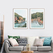 Wall art - Italy Coast 2 sets - Canvas Prints- Poster Prints