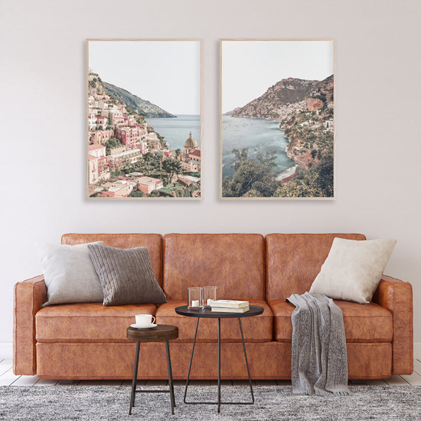 Wall art - Italy Positano 2 sets - Canvas Prints- Poster Prints