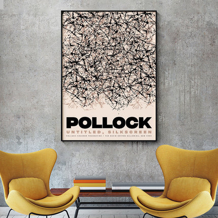 Wall Art - Jackson Pollock Exhibition II - Canvas Prints-Poster Prints