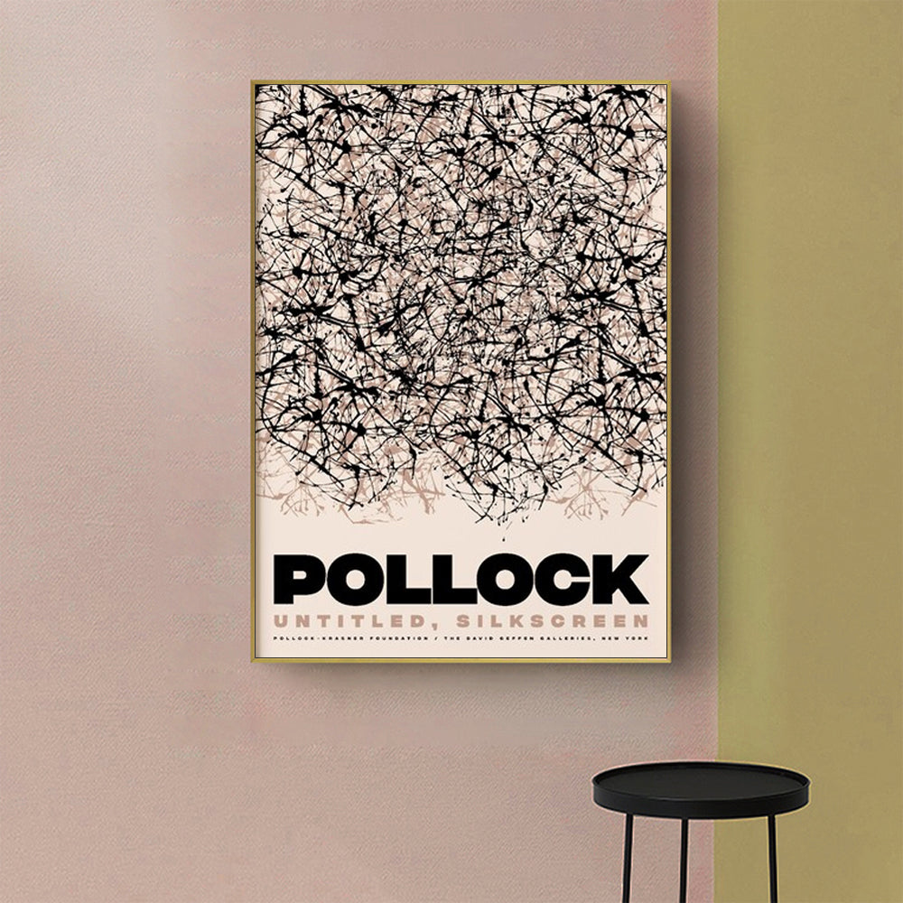 Wall Art - Jackson Pollock Exhibition II - Canvas Prints-Poster Prints