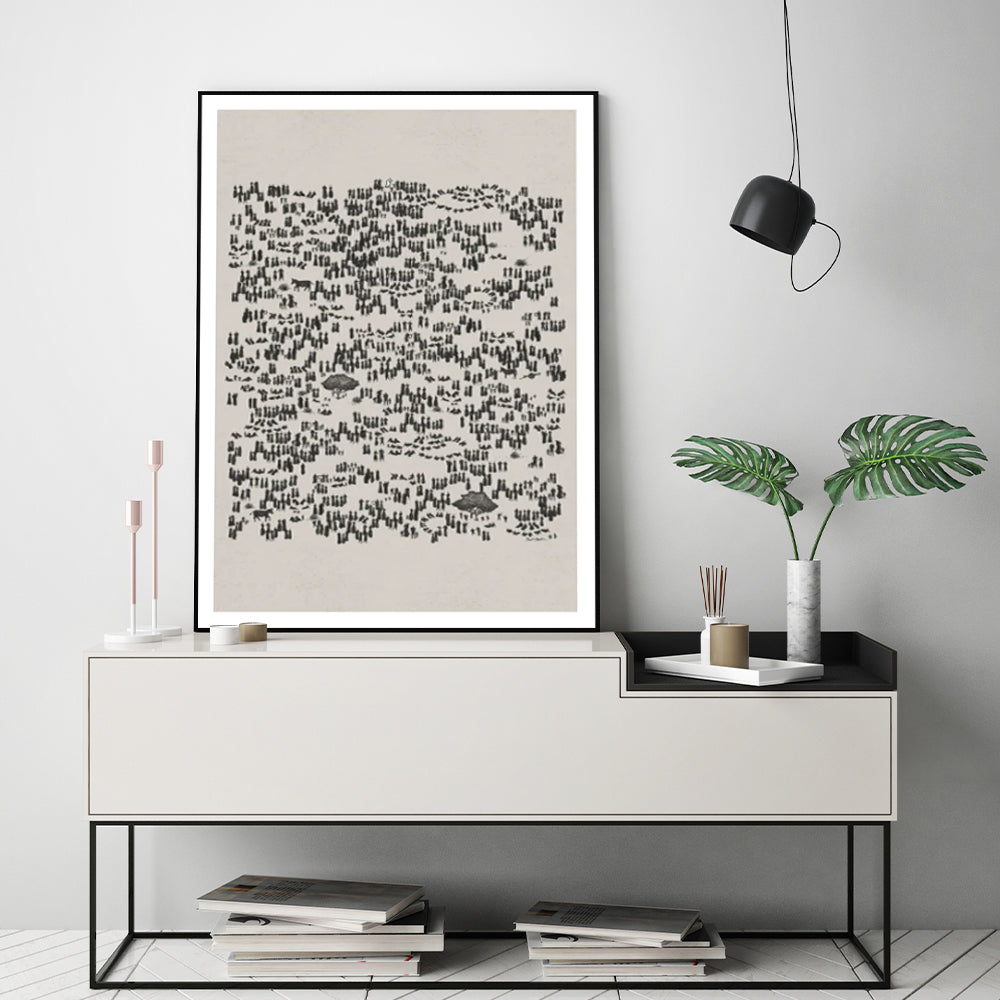 Wall Art - Jesus Feeds The 5000 - Canvas Prints-Poster Prints