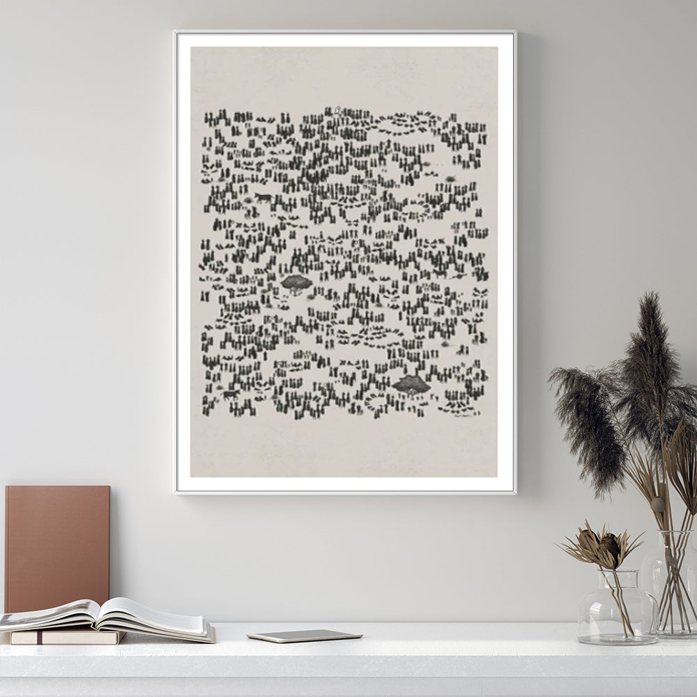 Wall Art - Jesus Feeds The 5000 - Canvas Prints-Poster Prints