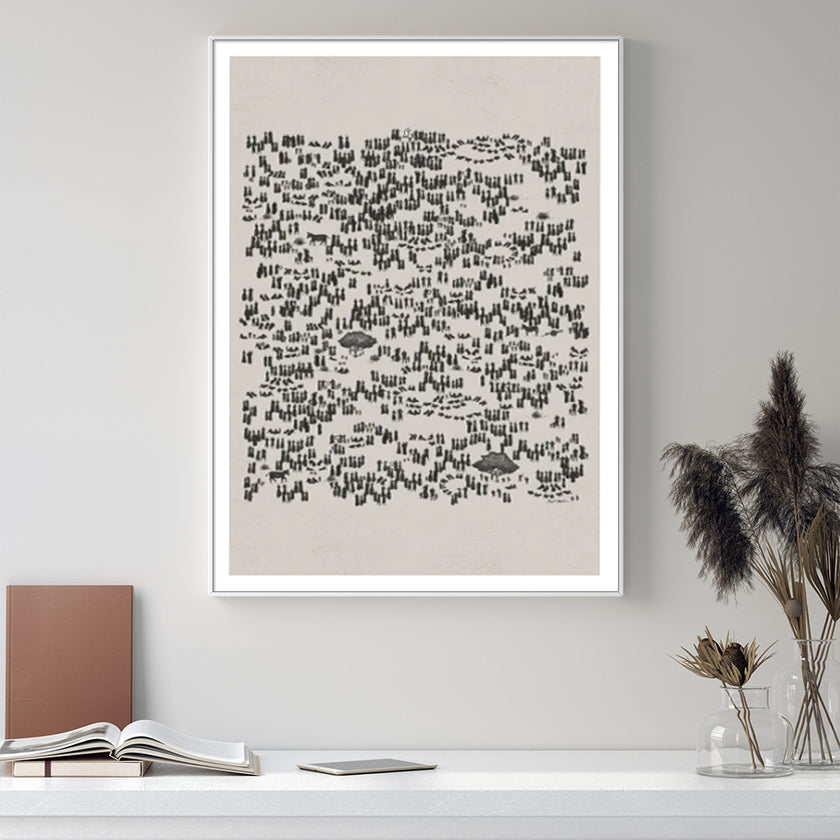 Wall Art - Jesus Feeds The 5000 - Canvas Prints-Poster Prints