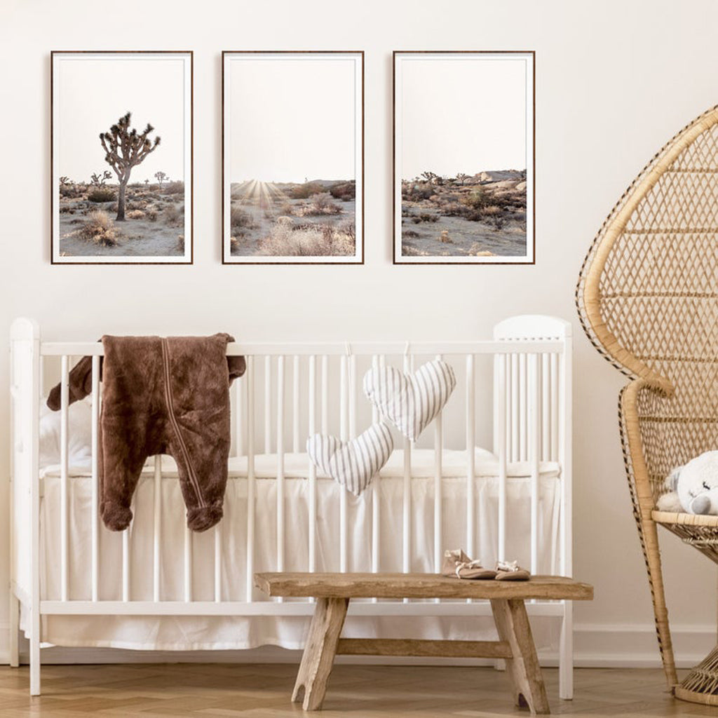 Wall art - Joshua Trees 3 sets- Poster Prints -Canvas Prints