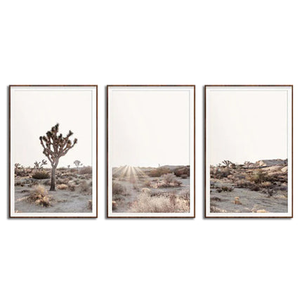 Wall art - Joshua Trees 3 sets- Poster Prints -Canvas Prints