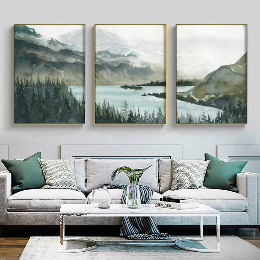 Wall Art  - Landscape 3 Sets - Poster Prints -Canvas Prints