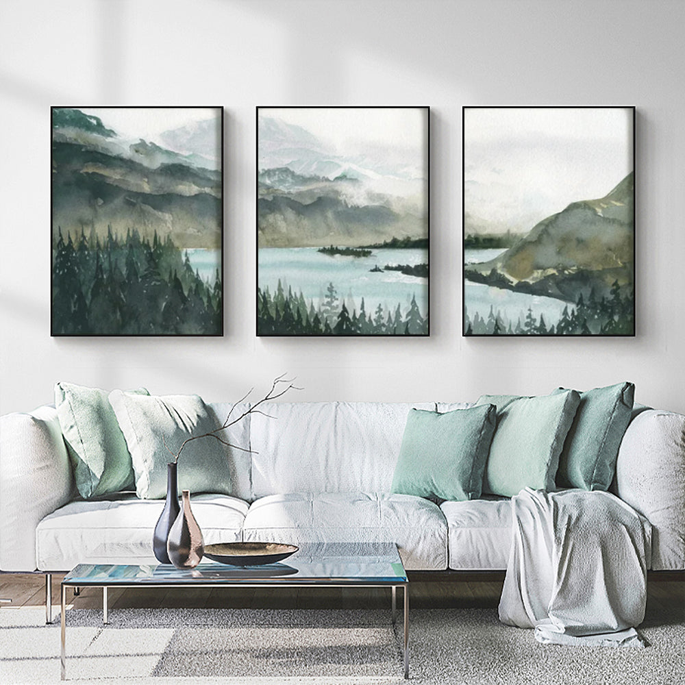 Wall Art  - Landscape 3 Sets - Poster Prints -Canvas Prints