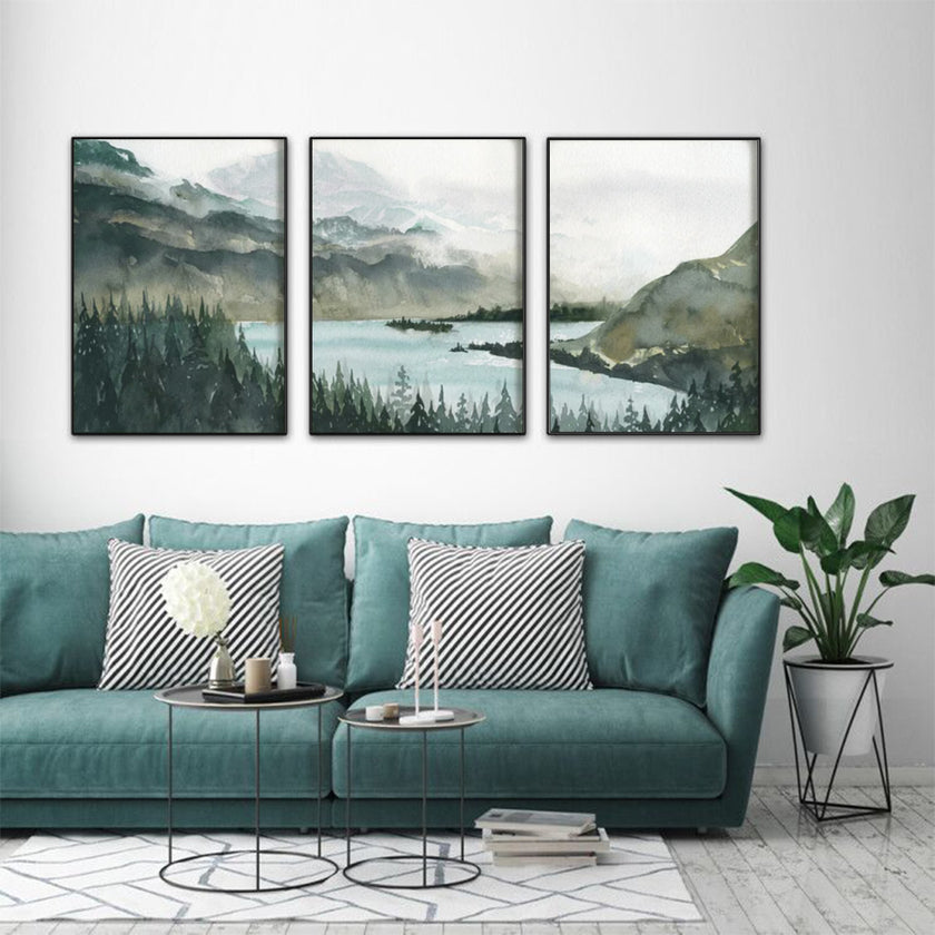 Wall Art  - Landscape 3 Sets - Poster Prints -Canvas Prints