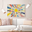 Wall Art - Abstract Sun Print - Canvas Prints-Poster Prints