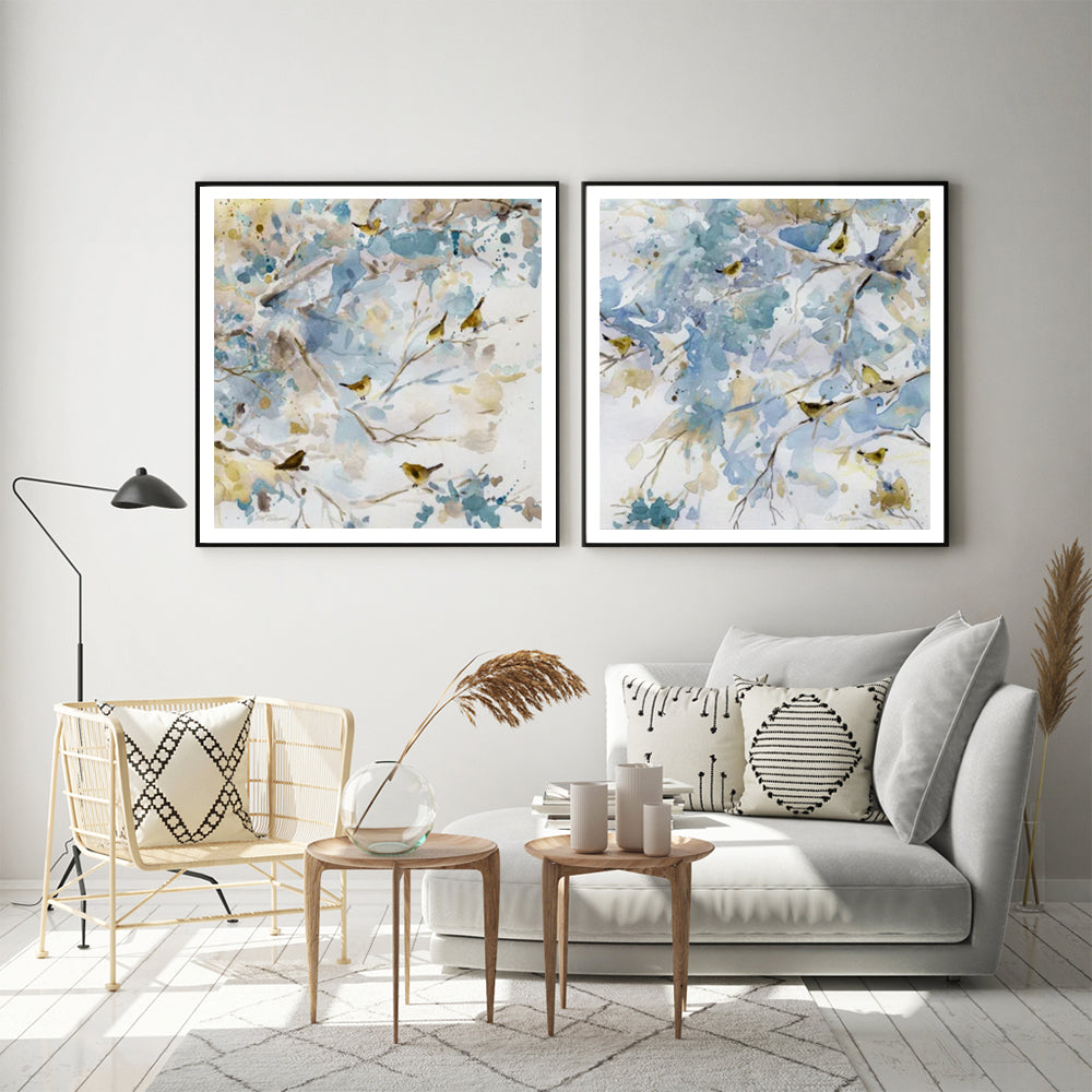 Wall Art - Lavender Spring (2 sets)- Canvas Prints-Poster Prints