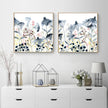 Wall Art - Layered Gardens (2 sets)- Canvas Prints-Poster Prints