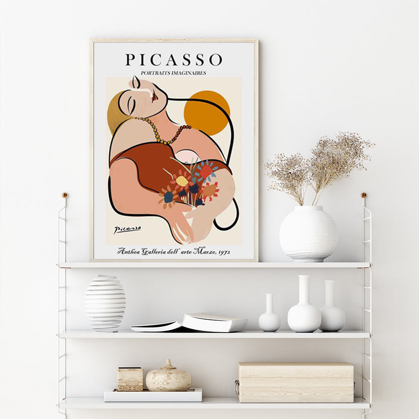 Wall Art - Le Reve by Pablo Picasso - Canvas Prints-Poster Prints
