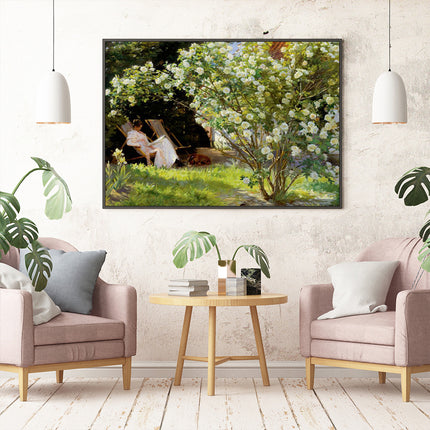 Wall Art - Les Roses By Peder Severin Kroyer - Canvas Prints-Poster Prints