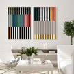 Wall art - Line art Colorful (2 sets)- Canvas Prints- Poster Prints