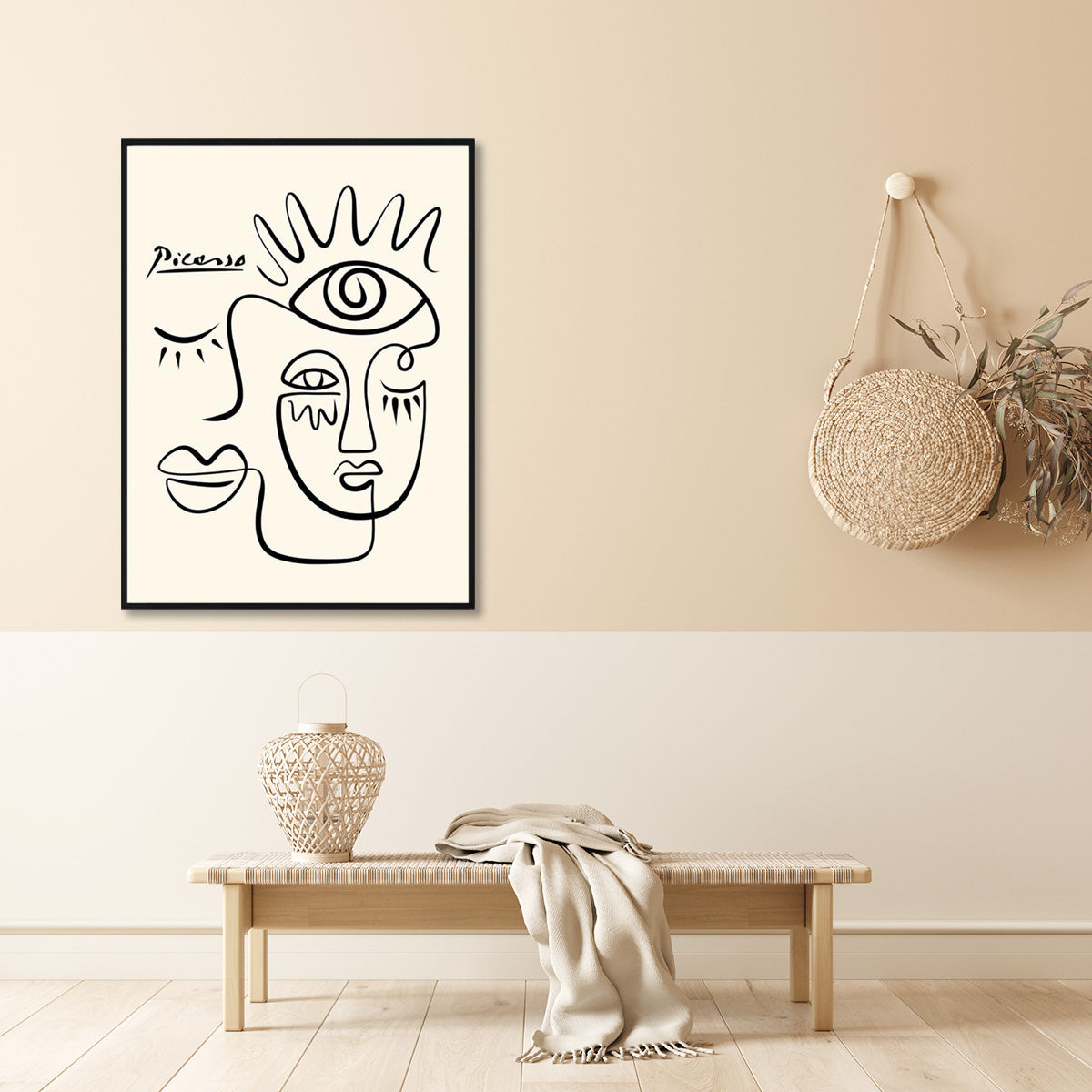 Wall Art - Line Art By Pablo Picasso - Canvas Prints-Poster Prints