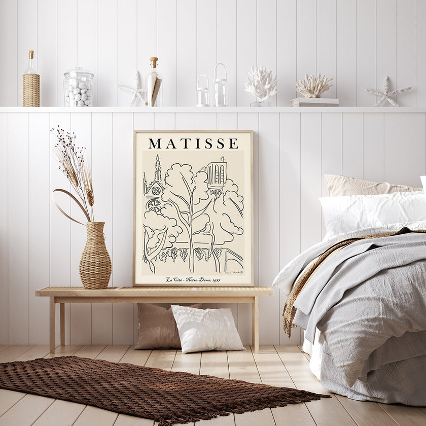 Wall Art - Line Art By Henri Matisse - Canvas Prints-Poster Prints
