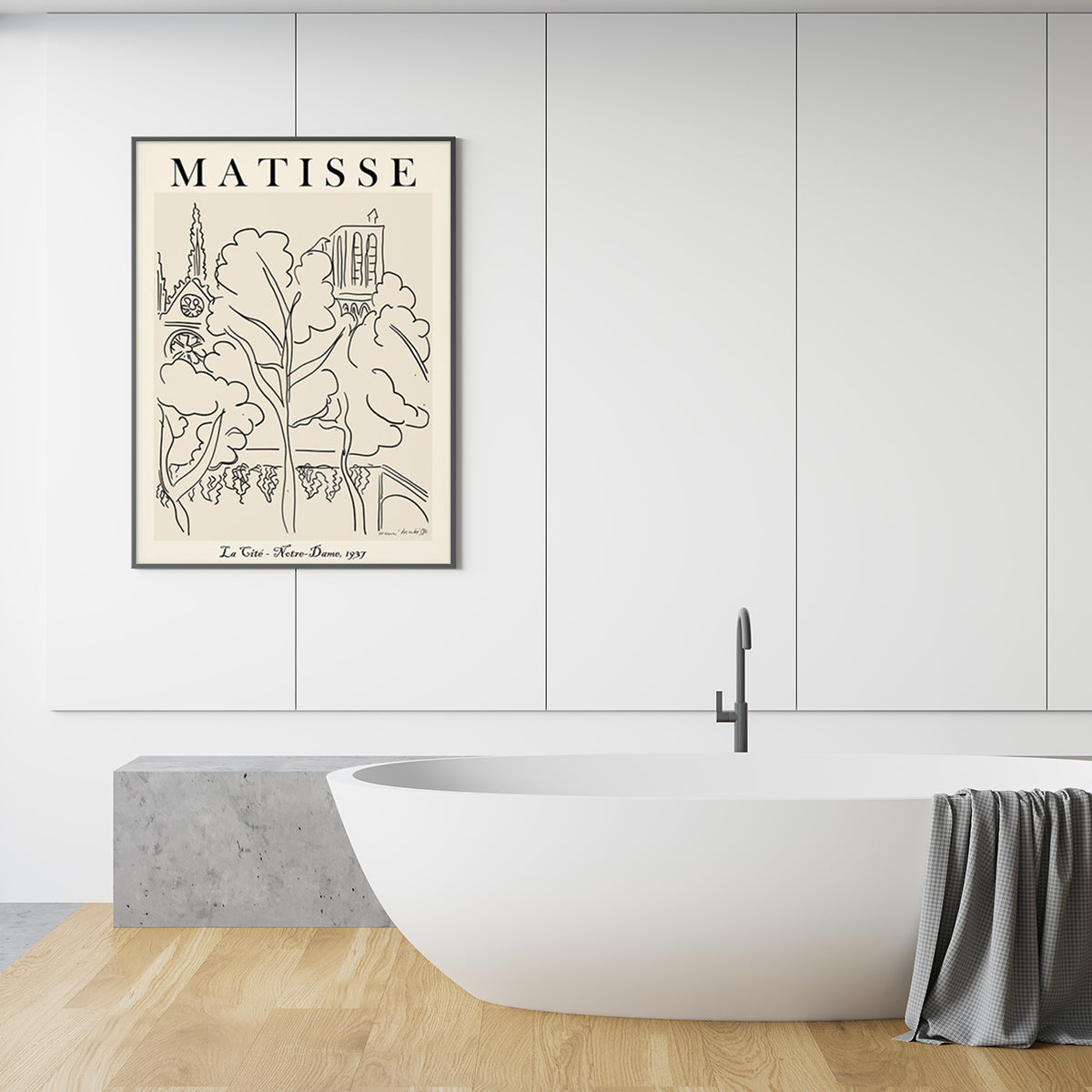 Wall Art - Line Art By Henri Matisse - Canvas Prints-Poster Prints