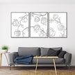 Wall Art - Line Flowers (3 Sets) - Poster Prints -Canvas Prints