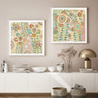 Wall Art - Lovely Pattern (2 sets)- Canvas Prints-Poster Prints