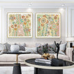 Wall Art - Lovely Pattern (2 sets)- Canvas Prints-Poster Prints