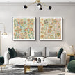 Wall Art - Lovely Pattern II (2 sets)- Canvas Prints-Poster Prints