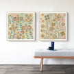 Wall Art - Lovely Pattern II (2 sets)- Canvas Prints-Poster Prints