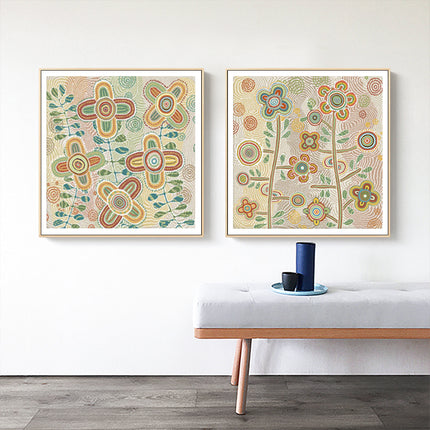 Wall Art - Lovely Pattern II (2 sets)- Canvas Prints-Poster Prints