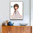Wall art - Lovely Yoga Girl - Canvas Prints - Poster Prints