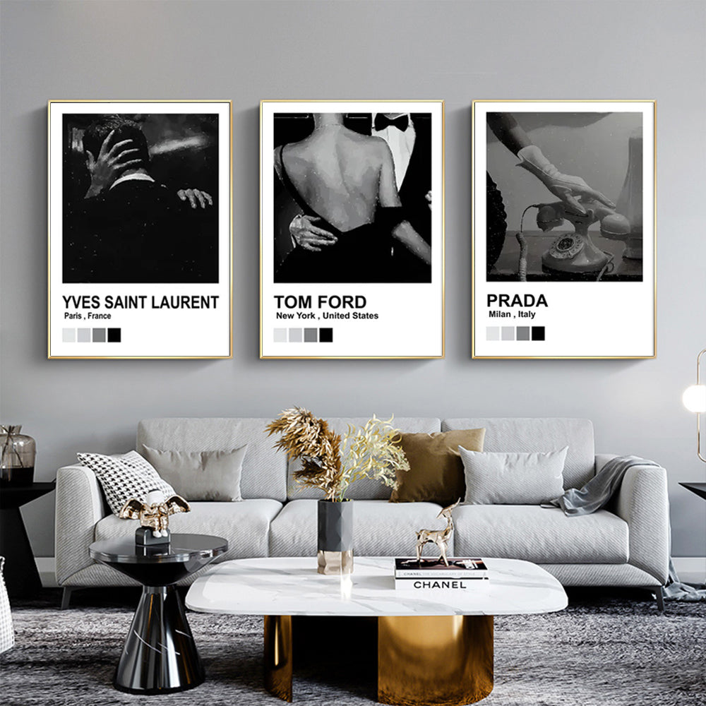 Wall Art - Luxury Fashion (3 sets) - Canvas Prints-Poster Prints