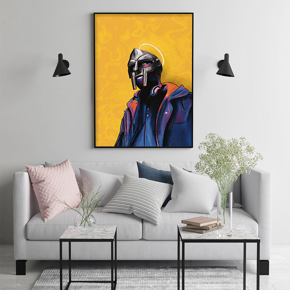Wall Art - MF Doom Portait - Canvas Prints-Poster Prints