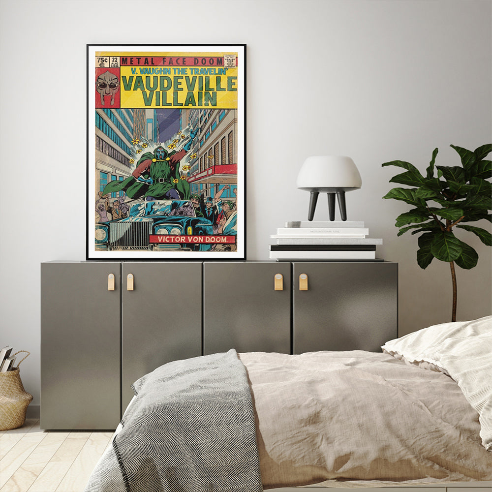 Wall Art - MF Doom Vaudeville Villain - Canvas Prints-Poster Prints