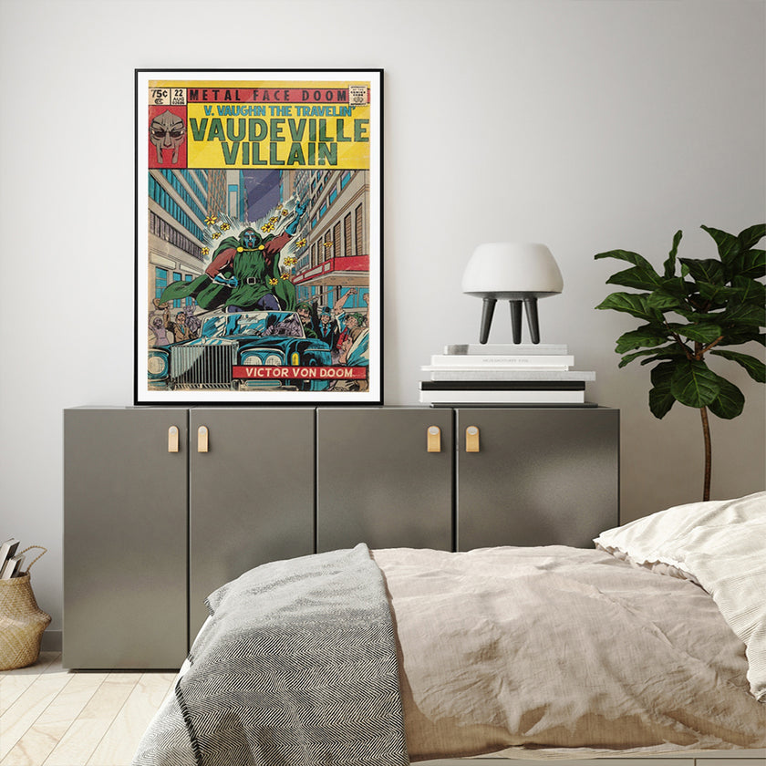 Wall Art - MF Doom Vaudeville Villain - Canvas Prints-Poster Prints