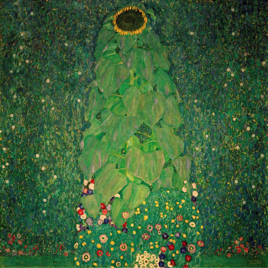 Wall Art - Sunflower by Gustav Klimt - Canvas Prints-Poster Prints