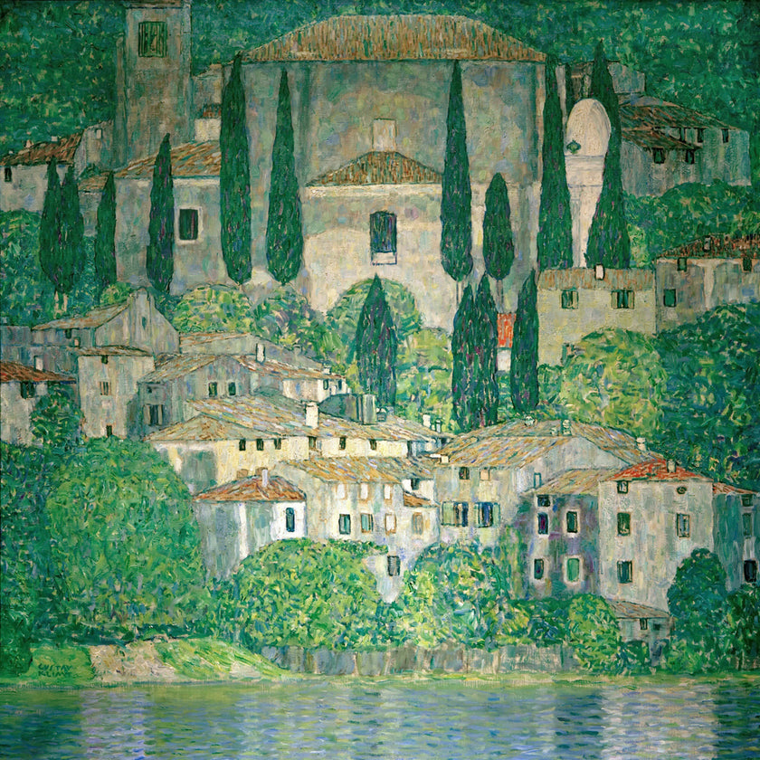 Wall Art - Kirche In Cassone by Gustav Klimt - Canvas Prints-Poster Prints