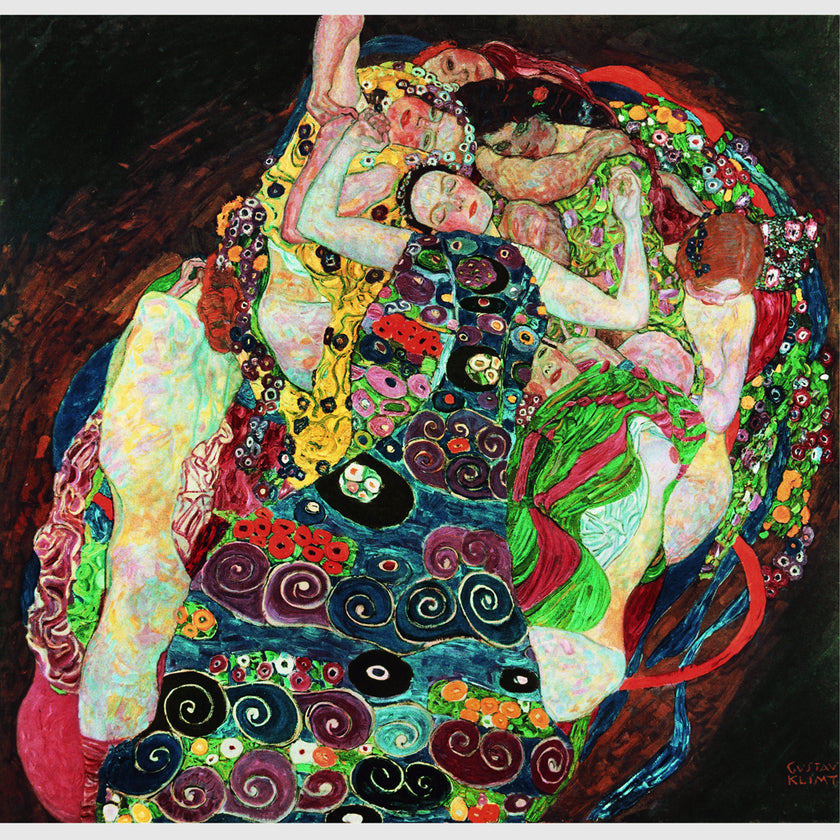 Wall Art - The Virgin by Gustav Klimt - Canvas Prints-Poster Prints