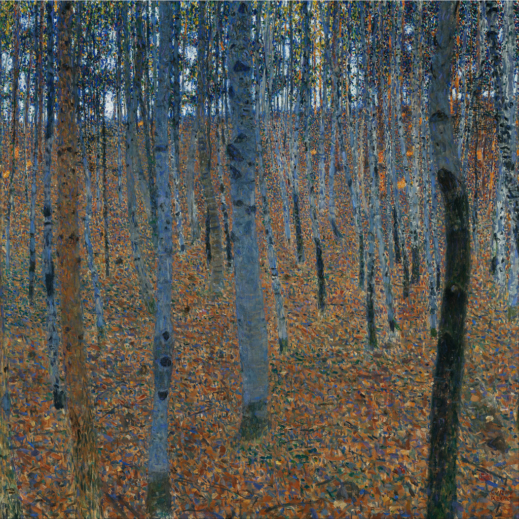 Wall Art -Beech grove I by Gustav Klimt - Canvas Prints-Poster Prints