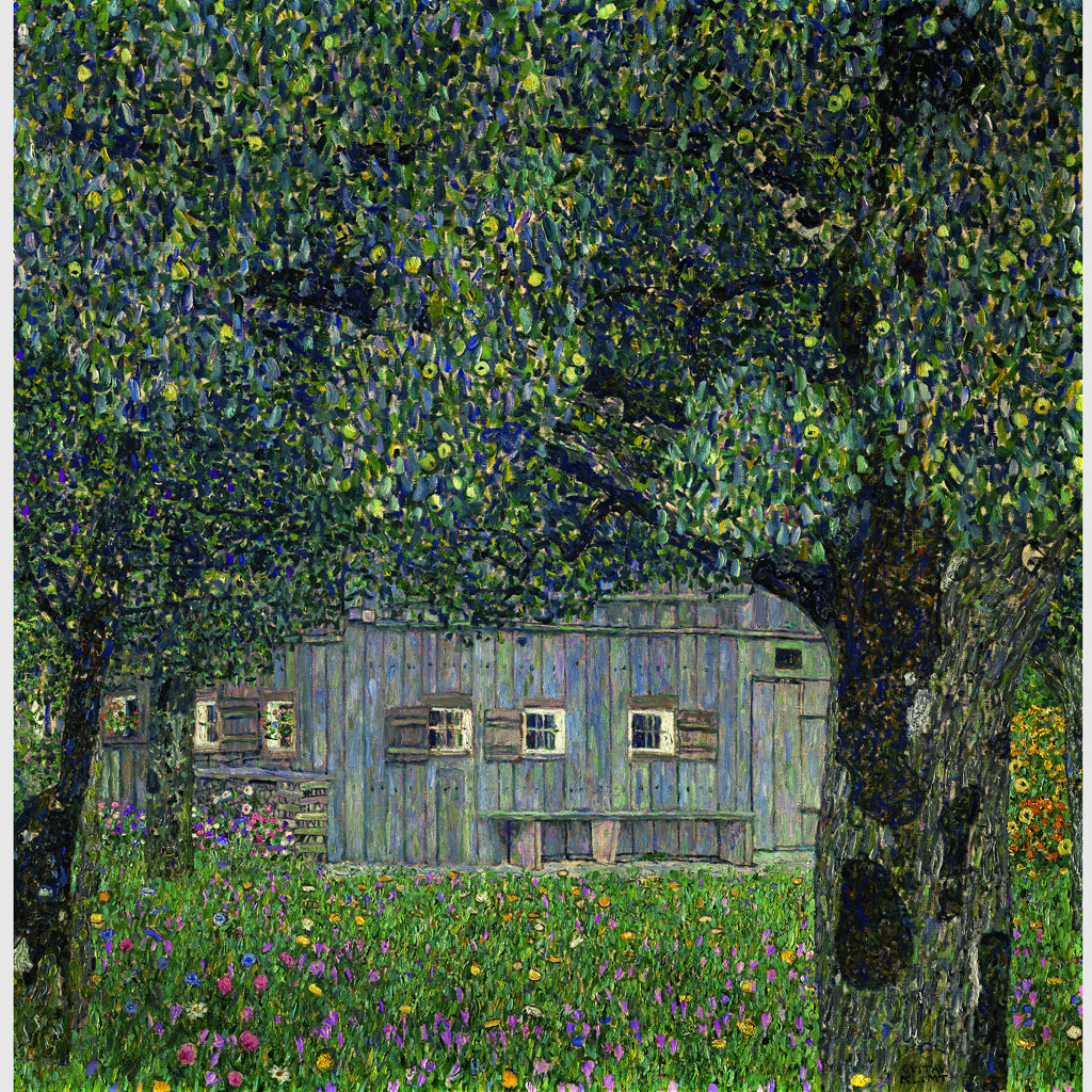 Wall Art -Farmhouse in Upper Austria by Gustav Klimt - Canvas Prints-Poster Prints