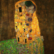 Wall Art - Kissing by Gustav Klimt - Canvas Prints-Poster Prints